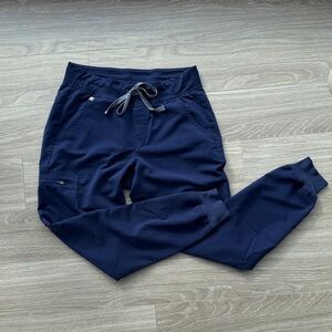 Figs Navy Drawstring Jogger Scrub Pants